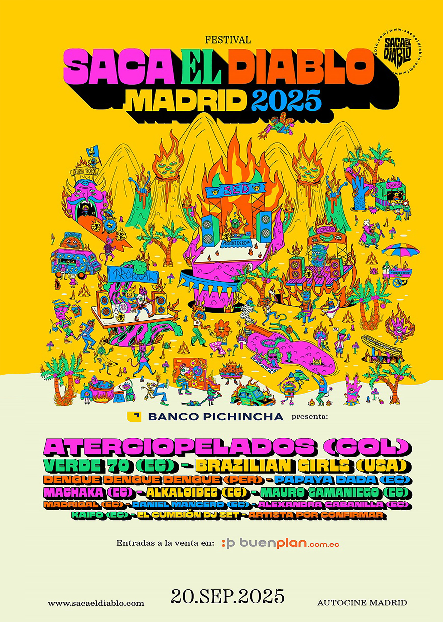Madrid acogerá el primer festival  ecuatoriano “Saca el Diablo”