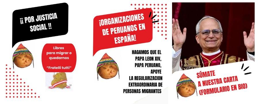 Peruanos piden al Papa León XIV que apoye la iniciativa Regularización Ya