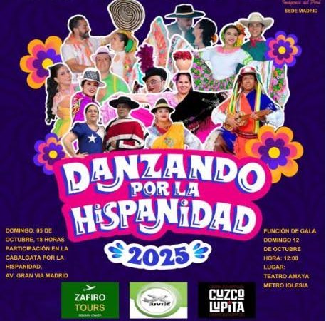 I Festival de Danzas Folclóricas en Parejas “Danzando por la Hispanidad 2025” en Madrid